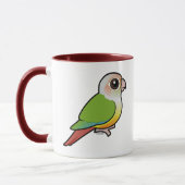 Mug Cannelle Conure Vert-cheeked de Birdorable (Gauche)