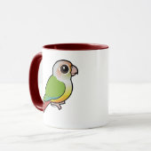 Mug Cannelle Conure Vert-cheeked de Birdorable (Devant gauche)