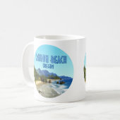 Mug Cannon Beach Côte de l'Oregon Vintage (Devant gauche)