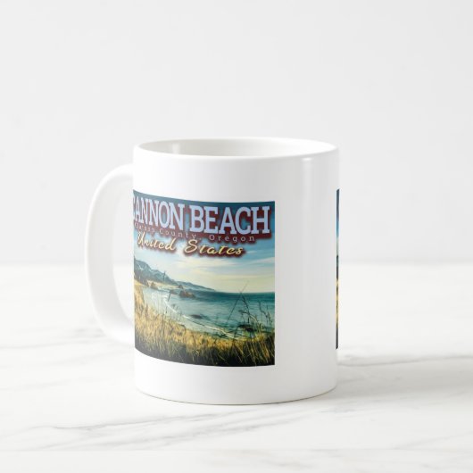 MUG CANNON BEACH - HAYSTACK ROCK - OREGON USA (Devant gauche)