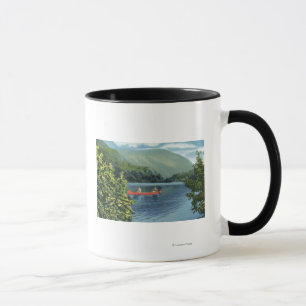 Mug Canoë-kayak de couples sur un lac