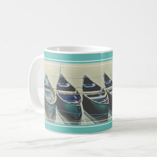 Mug Canoë personnalisé (Devant gauche)