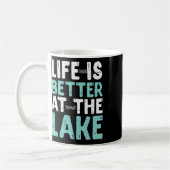 Mug Canoeing Rafting Life Is Better At The Lake Nature (Gauche)