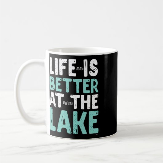 Mug Canoeing Rafting Life Is Better At The Lake Nature (Gauche)