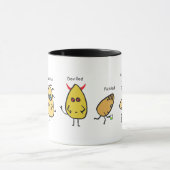Mug Canons à oeufs amusants (Centre)