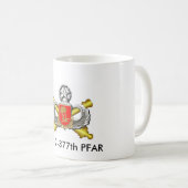 Mug CANONS, HHB 2-377th PFAR (Devant droit)