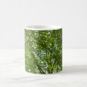 Mug Canopée du printemps Feuille Green Nature Scene (Centre)