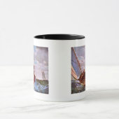 Mug Canot vintage de navigation en mer ouverte (Centre)
