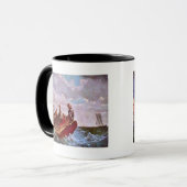 Mug Canot vintage de navigation en mer ouverte (Devant gauche)