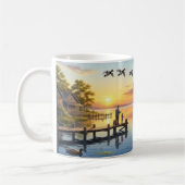 Mug Canvasback Canards Conception d'enveloppes de café (Gauche)