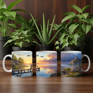 Mug Canvasback Canards Conception d'enveloppes de café