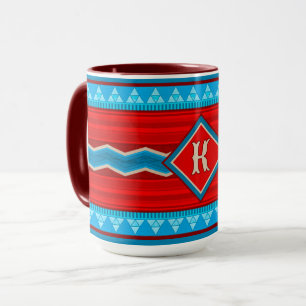 Mug Canyon de la rivière du Sud-Ouest Turquoise Rouge