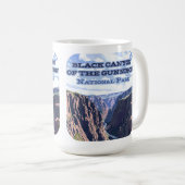 Mug Canyon noir du parc national Gunnison CO (Devant droit)