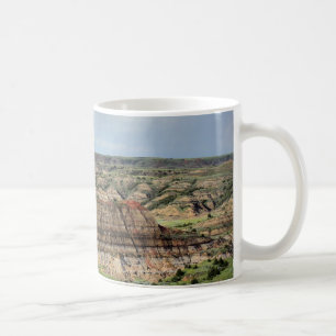 Mug Canyon peint dans les bad-lands du Dakota du Nord