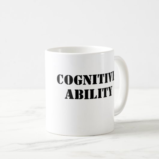 Mug Capacité cognitive (Devant droit)