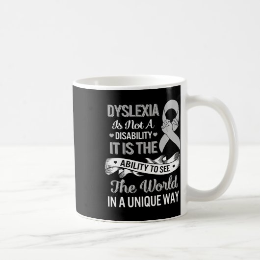 Mug Capacité de sensibilisation Voir Monde Unique Non  (Droite)