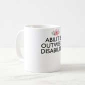 Mug Capacités par rapport aux incapacités (Devant gauche)