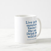 Mug Cape Cod Beach House Décor Cadeau (Devant droit)