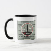 Mug Cape Cod Bunker Hill Marque Cranberry Étiquette (Gauche)