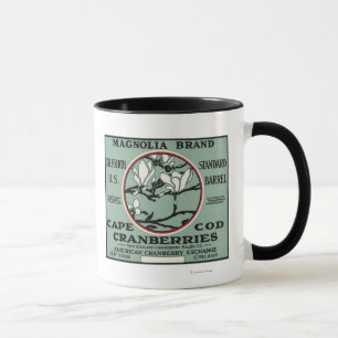Mug Cape Cod Magnolia Brand Cranberry Étiquette