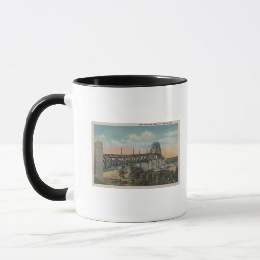 Mug Cape Cod, MassachusettsVue du pont Bourne (Gauche)