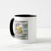 Mug Cape Cod Pocahontas Brand Cranberry Étiquette (Devant gauche)