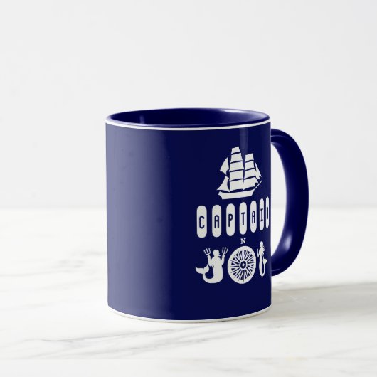 MUG CAPITAINE (Devant droit)
