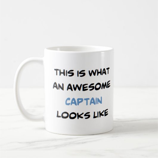 Mug capitaine3, génial (Gauche)