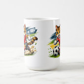 Mug Capitaine Chat : La Course de Foot (Centre)