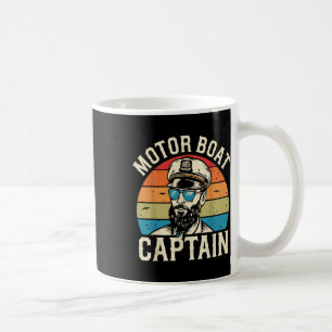Mug Capitaine de bateau à moteur vintage nautique océa
