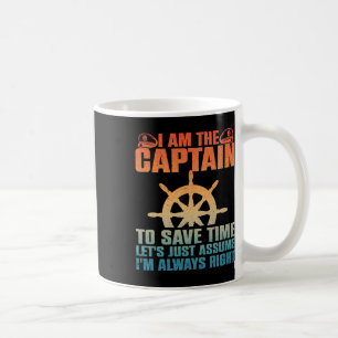 Mug Capitaine de bateau cool pour hommes femmes bateau