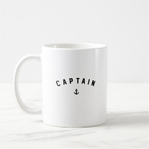 Mug Capitaine de bateau Retro