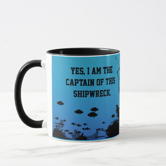 Mug Capitaine de ce naufrage (Gauche)