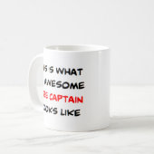 Mug capitaine de feu, génial (Devant gauche)