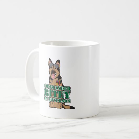 Mug Capitaine de frégate Bitey McBiterson (Devant gauche)