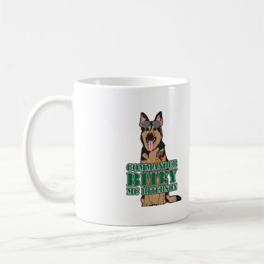 Mug Capitaine de frégate Bitey McBiterson (Gauche)