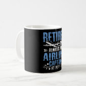 Mug Capitaine de la compagnie aérienne retraitée (Devant gauche)