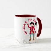 Mug Capitaine de la fête d'anniversaire du navire pira (Devant droit)