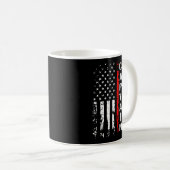 Mug Capitaine de pompier Shirt Pompier Capitaine Chi (Devant droit)