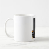 Mug Capitaine de sous-marin nautique utilisant un peri (Gauche)