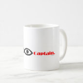 Mug CAPITAINE d'oeil d'oeil (Devant droit)