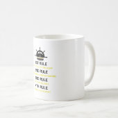 Mug Capitaine drôle Gift Boating Boat Owner de bateau (Devant droit)