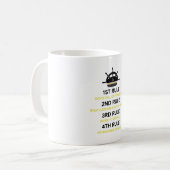 Mug Capitaine drôle Gift Boating Boat Owner de bateau (Devant gauche)