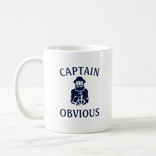 Mug capitaine évident (Gauche)