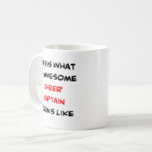 Mug capitaine, génial (Devant gauche)