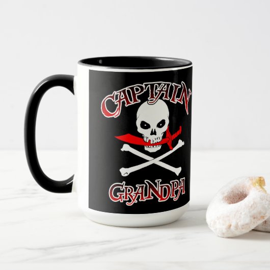 Mug Capitaine Grandpa (Avec donut)