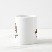 Mug Capitaine hanté 2 d'équipe en bois (Centre)