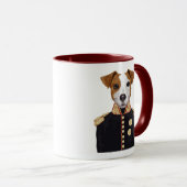 Mug Capitaine Jack Russell (Devant droit)