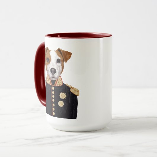 Mug Capitaine Jack Russell (Devant gauche)
