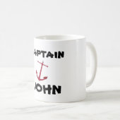 Mug Capitaine, JOHN (Devant droit)